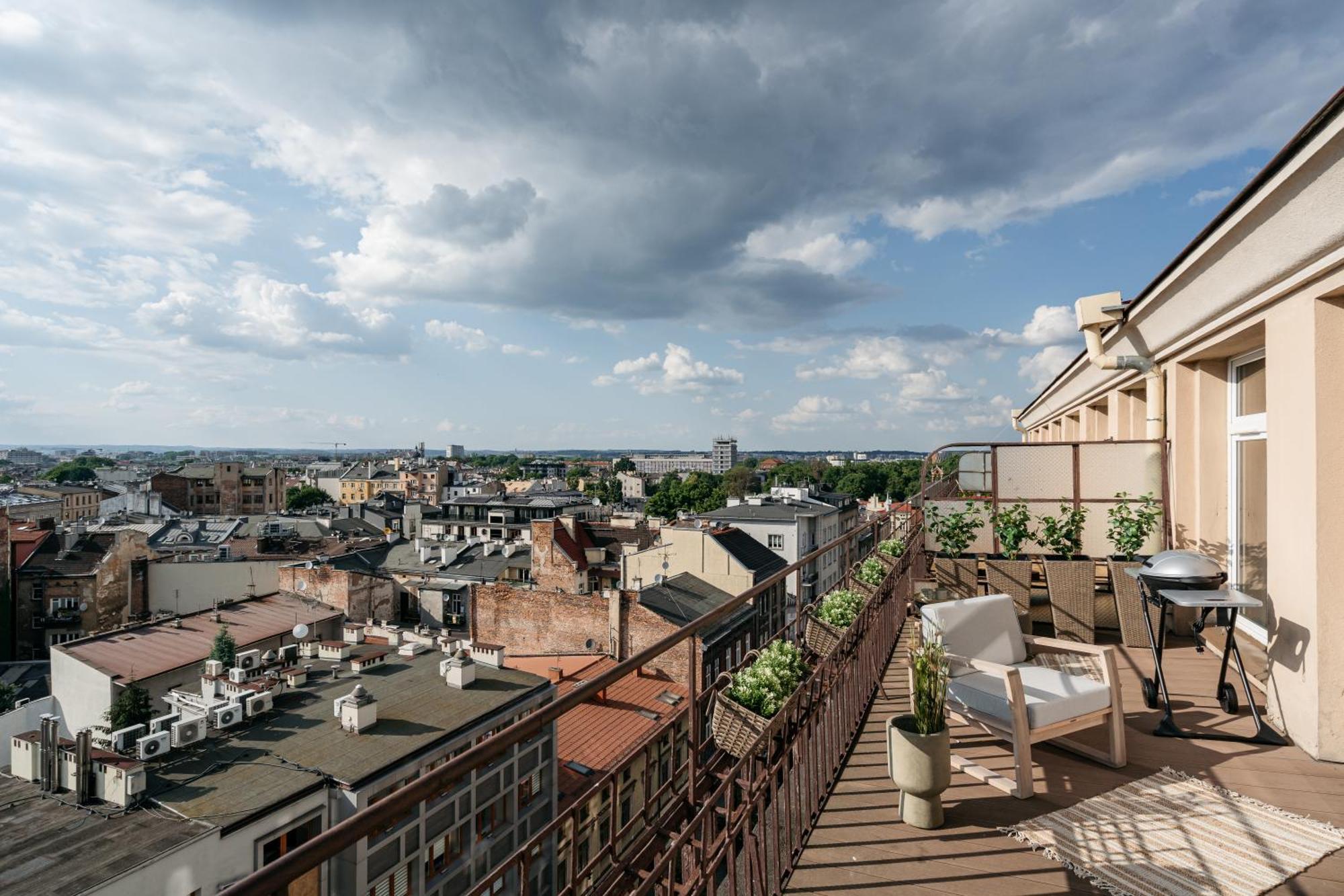Appartamento Penthouse Panorama - Loftaffair Cracovia Esterno foto